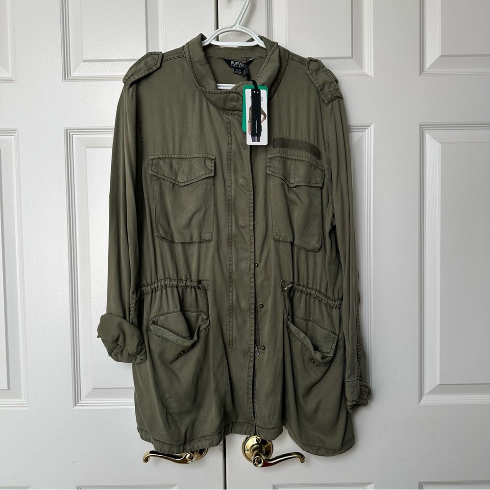 Buffalo David Bitton Khaki Utility Jacket